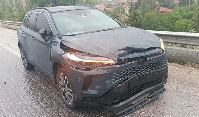 Burdur'da kaza: 1 yaralı