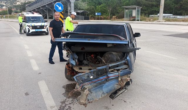 Burdur'da kaza: 4 yaralı