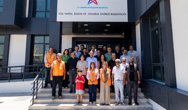 Büyükşehir'den yol yapım hizmetlerine modern üs