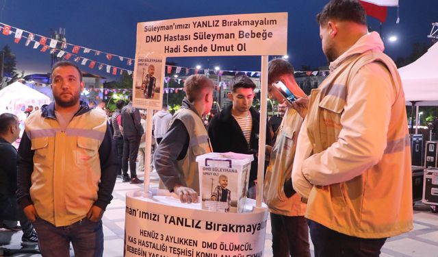 DMD'li Süleyman için yardım konseri
