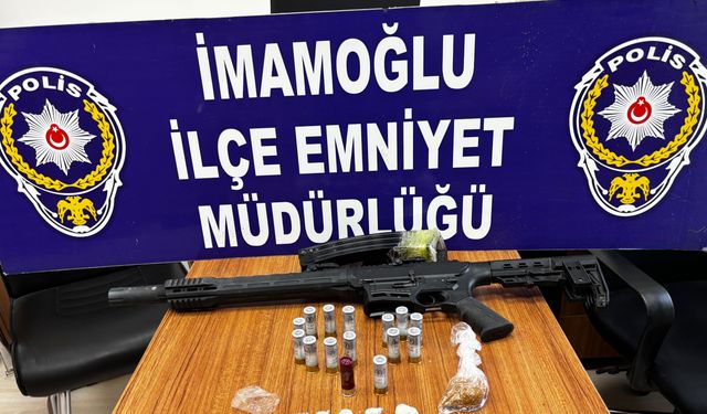 Kaldığı evde yakalanan uyuşturucu şüphelisi tutuklandı