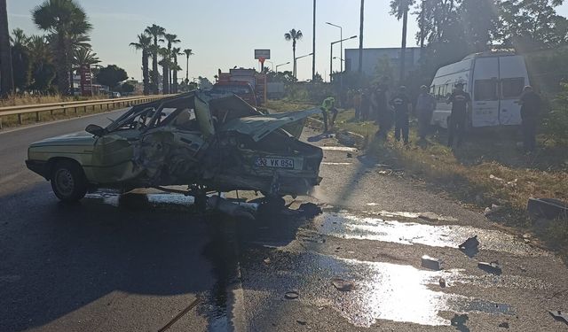 Mersin'de zincirleme kaza: 1 ölü