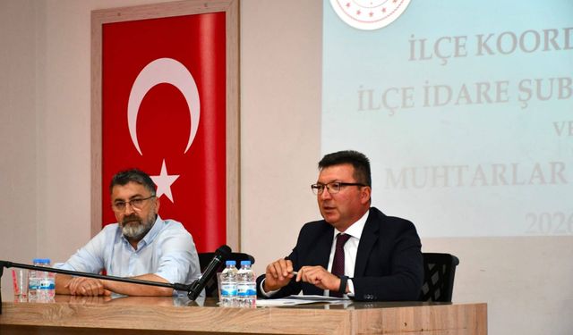 Serik'te koordinasyon toplantısı