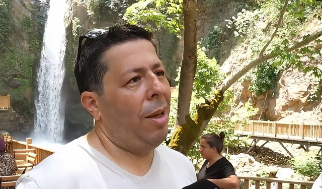 30 metreden dökülen Karaçay Saklı Şelalesi'nde yaz serinliği