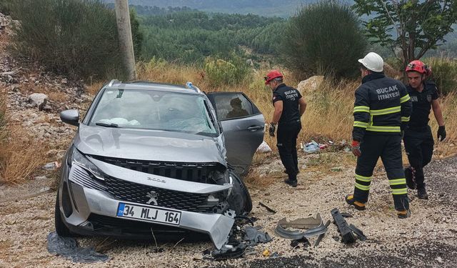 Antalya-Isparta Karayolu'nda kaza: 4 yaralı