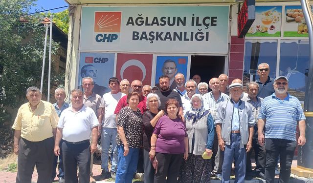 CHP Ağlasun ilçe yönetimi istifa etti