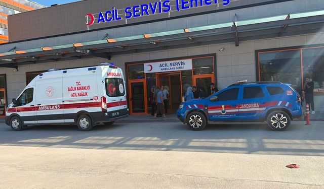 Devrilen traktördeki 2 kişi yaralandı