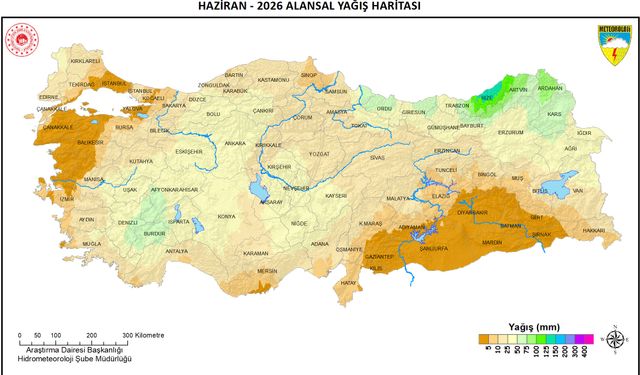 Haziran yağışlarında yüzde 90'lık rekor artış