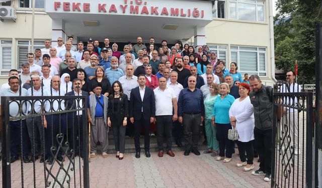 Kaymakam Yılmaz'a duygusal veda
