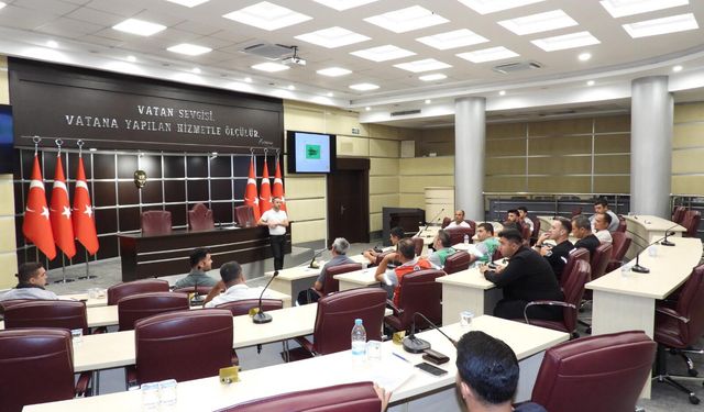 Kepez Belediyesi'nden personele 'Afetlerde İş Güvenliği Eğitimi'