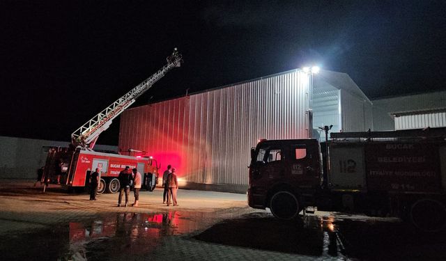 Kereste fabrikasında talaş kurutma kazanı patladı