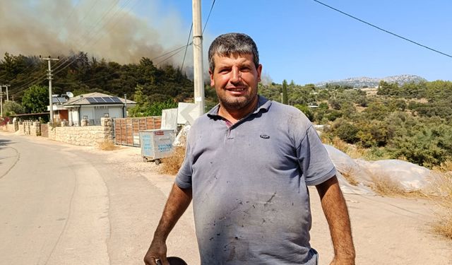 Kumluca'da orman yangını (4)
