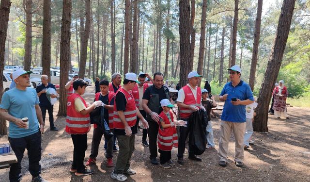 Osmaniye'de orman temizliği farkındalık etkinliği düzenlendi