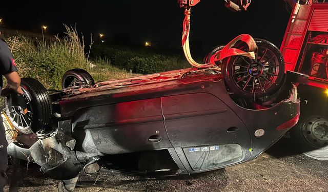 Sulama kanalına düşen otomobilin sürücüsü öldü