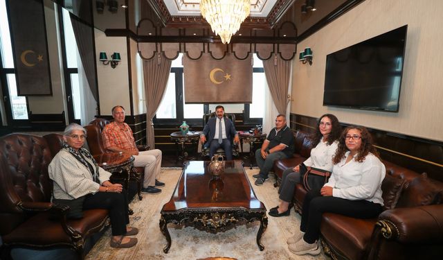 Vali Masatlı, kazı ekibini ağırladı