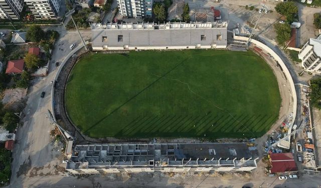 7 Ocak Stadyumu'nun yüzde 75'i tamamlandı
