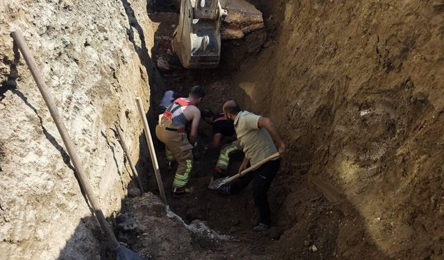 Altyapı çalışmasında göçük altında kalan işçi öldü