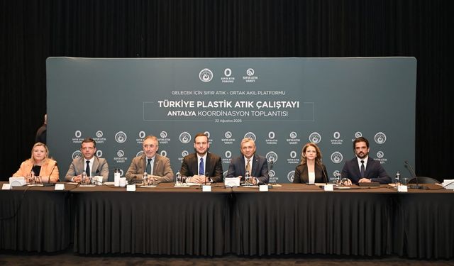 Antalya'da plastik atıklara karşı ortak akıl buluşması