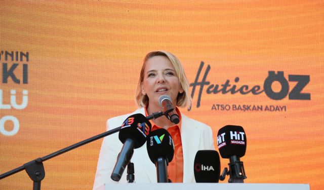 ATSO başkan adayı Hatice Öz seçim ofisini açtı: Antalya'nın hakkı güçlü ATSO