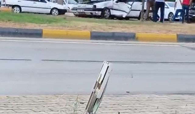 Eğirdir'de zincirleme kaza