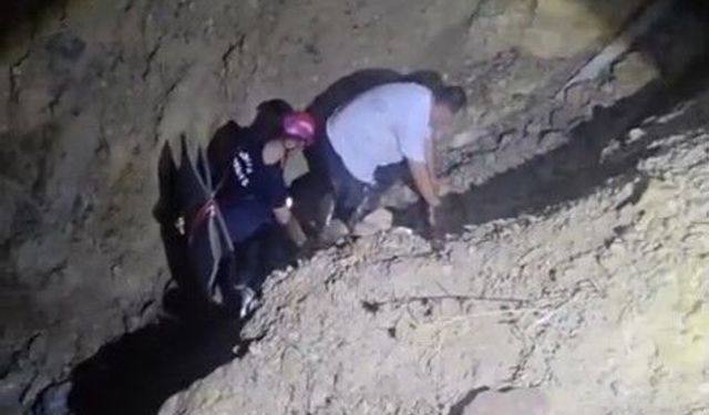 Göksu Nehri'nde mahsur kalan 2 kişi kurtarıldı