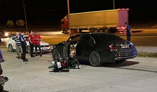 İki motosiklet kazasında 3 kişi yaralandı