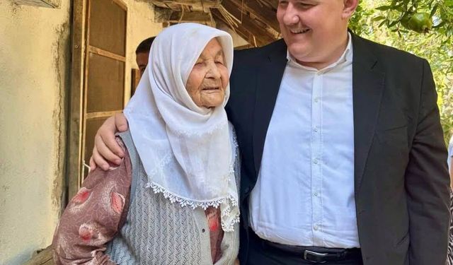 Kaymakam Yılmazer'den şehit ailesine ziyaret