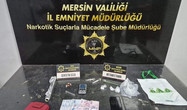 Mersin'de uyuşturucu operasyonunda 2 tutuklama