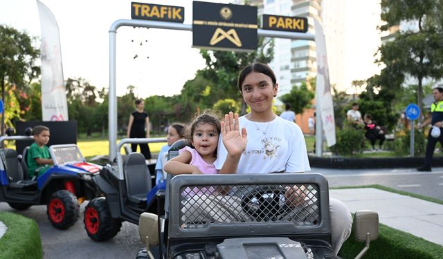 Miniklere uygulamalı trafik eğitimi