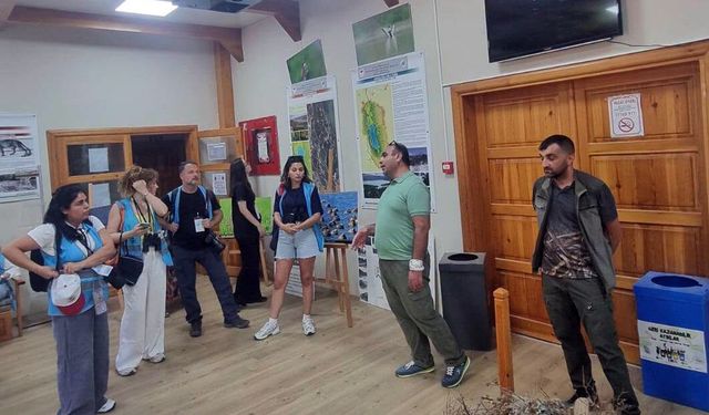 Öğretmenler Kovada Gölü Milli Parkı'nda inceleme yaptı
