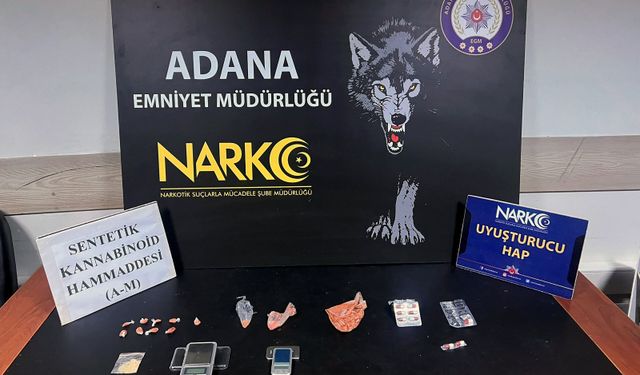 Adana'da uyuşturucu operasyonunda 9 tutuklama