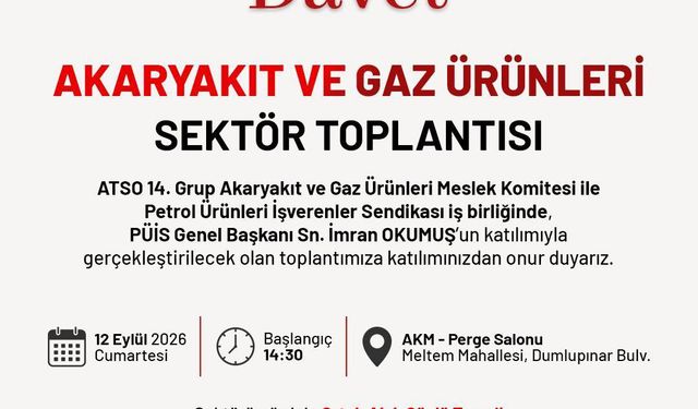 Akaryakıt ve gaz ürünleri sektörü, Antalya'da bir araya geliyor