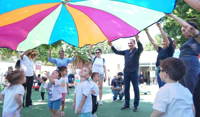 Başkan Kotan, Bebek Parkı'nda çocuklarla buluştu