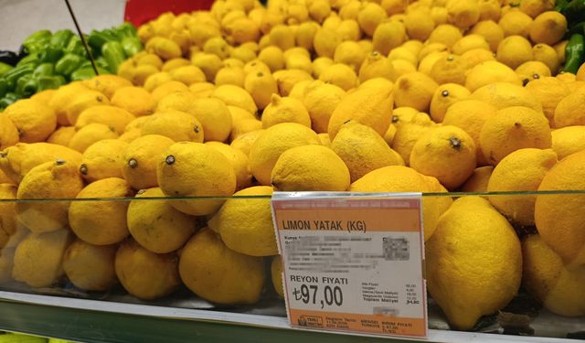 Dalında 5 TL olan limon, markette 20 katına satılıyor