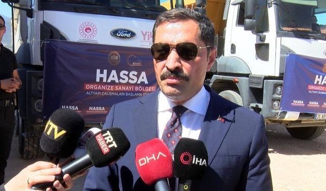 Hassa OSB'nin altyapı çalışmaları başladı