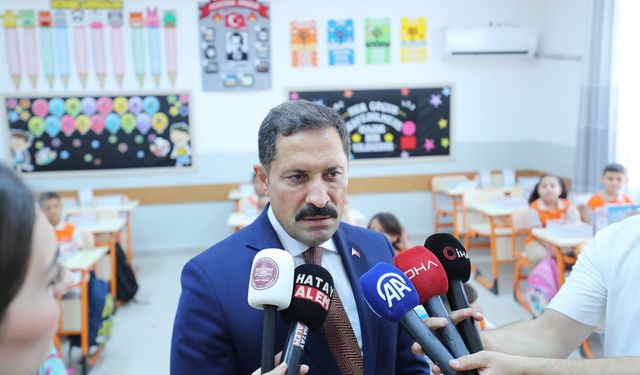 Hatay'da rezerv alanda ilk ders zili çaldı