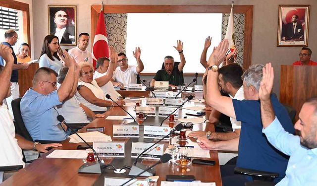 Kemer Belediyesi'nde eylül meclisi