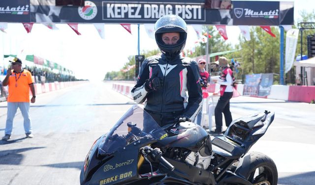 Kepez'de Moto Drag heyecanı start aldı