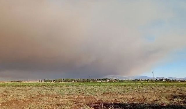Kozan'da 2 ayrı noktada orman yangını; yerleşim yerleri tedbir amaçlı boşaltıldı