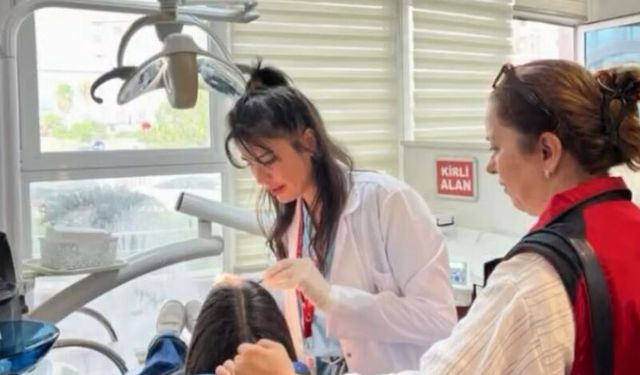 Osmaniye'de koruma altındaki çocuklara ağız ve diş sağlığı kontrolü