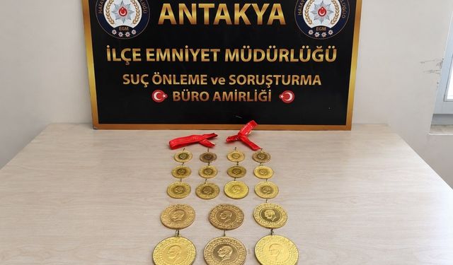 Yola düşen altın dolu keseyi alan kişi yakalandı