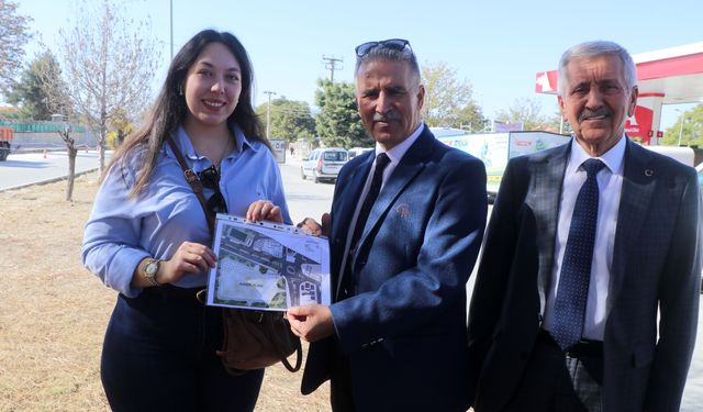 Burdur'da Tugay Kavşağı'nda yol çalışması başladı