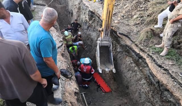 Hatay'da göçük altında kalan işçi kurtarıldı
