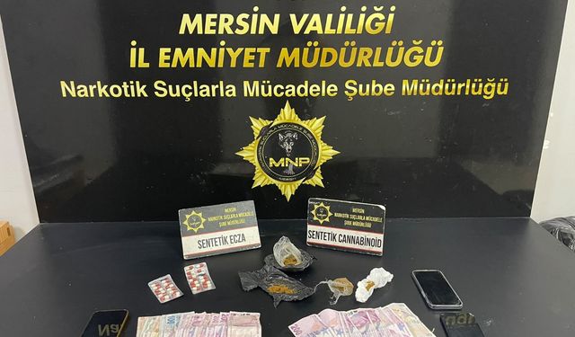 Mersin'de uyuşturucu operasyonunda 4 tutuklama