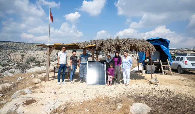 Mersinli konargöçerler enerjiye kavuşuyor