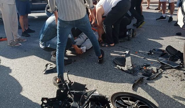 Minibüsle motosikletin çarpıştığı kazada üniversiteli Yağnur hayatını kaybetti