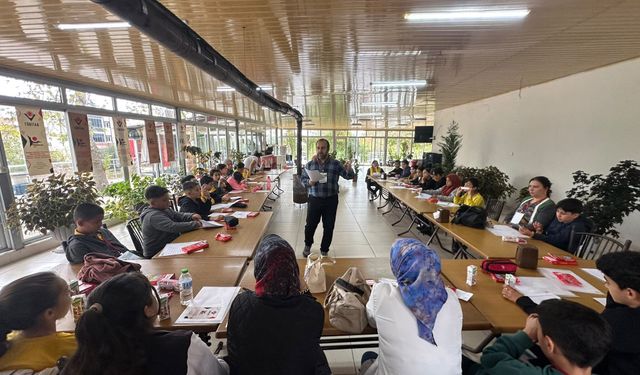 Öğrenciler ve veliler doğayı birlikte yazıya döktü