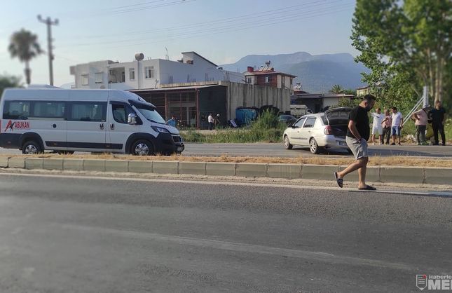 Bozyazı’da Trafikte Husumetliler  bir birine girdi!