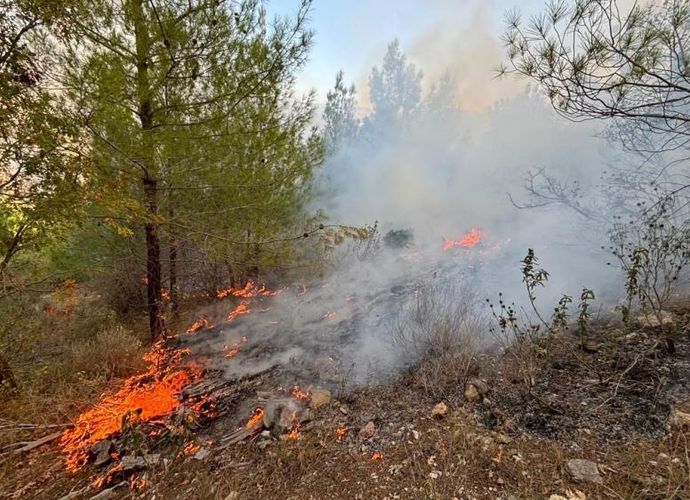 Mersin Bozyazı’da Orman Yangını Kontrol Altına Alındı