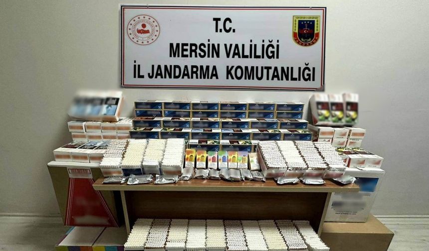Mersin’de kaçak elektronik sigara ve makaron ele geçirildi